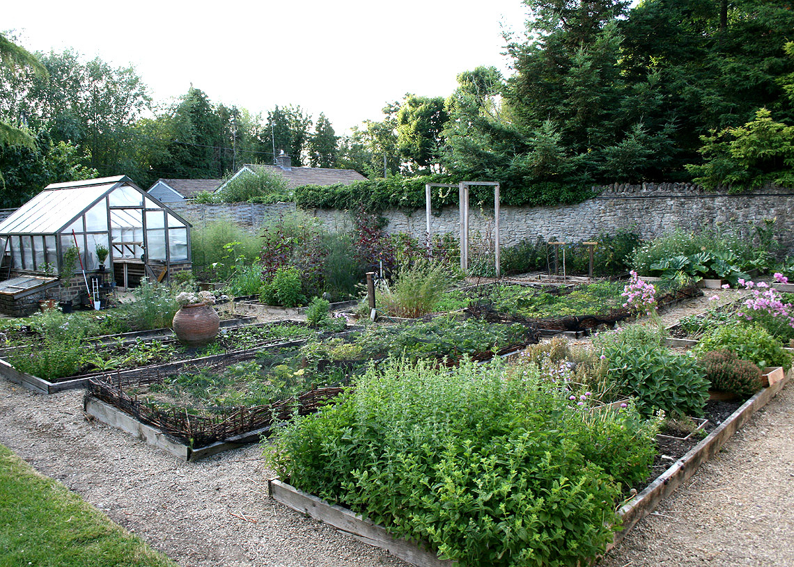 The Grange - the walled vegetable garden