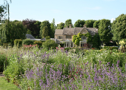 The Grange - view across the prairie planting