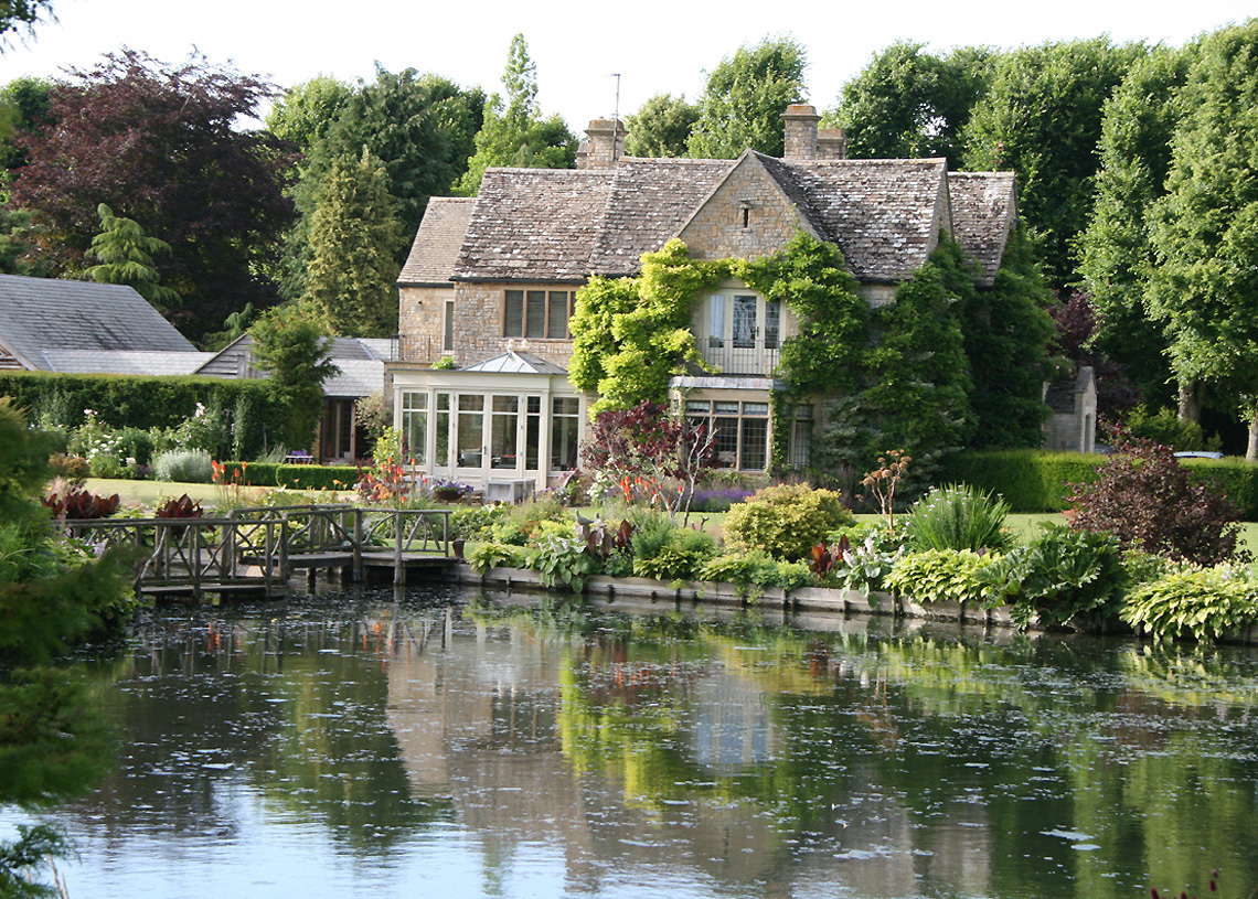 The Grange - with bridge to the island