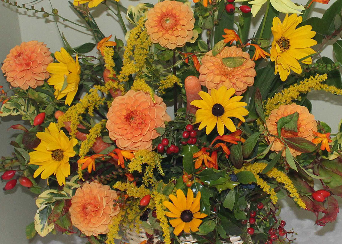 Autumn Show 2023 Floral Art Harvest Basket