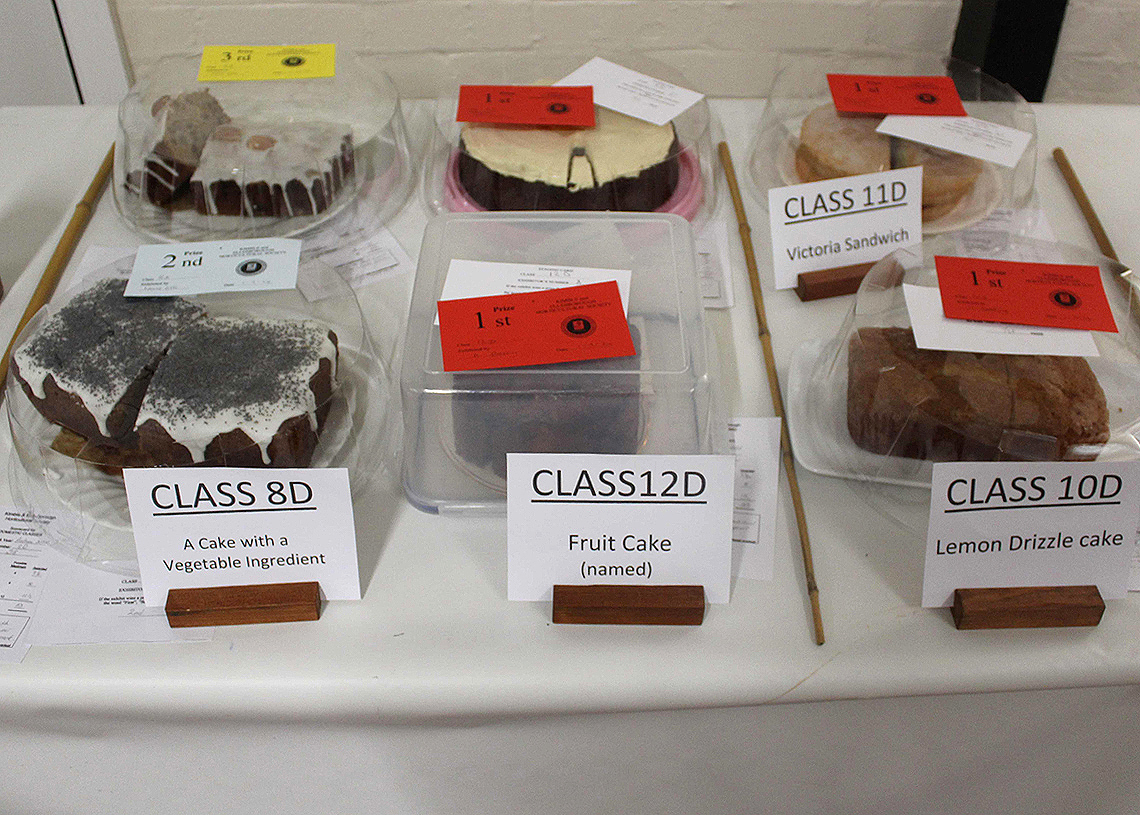 Cakes including Class 8D - A Cake with Vegetable Ingredient